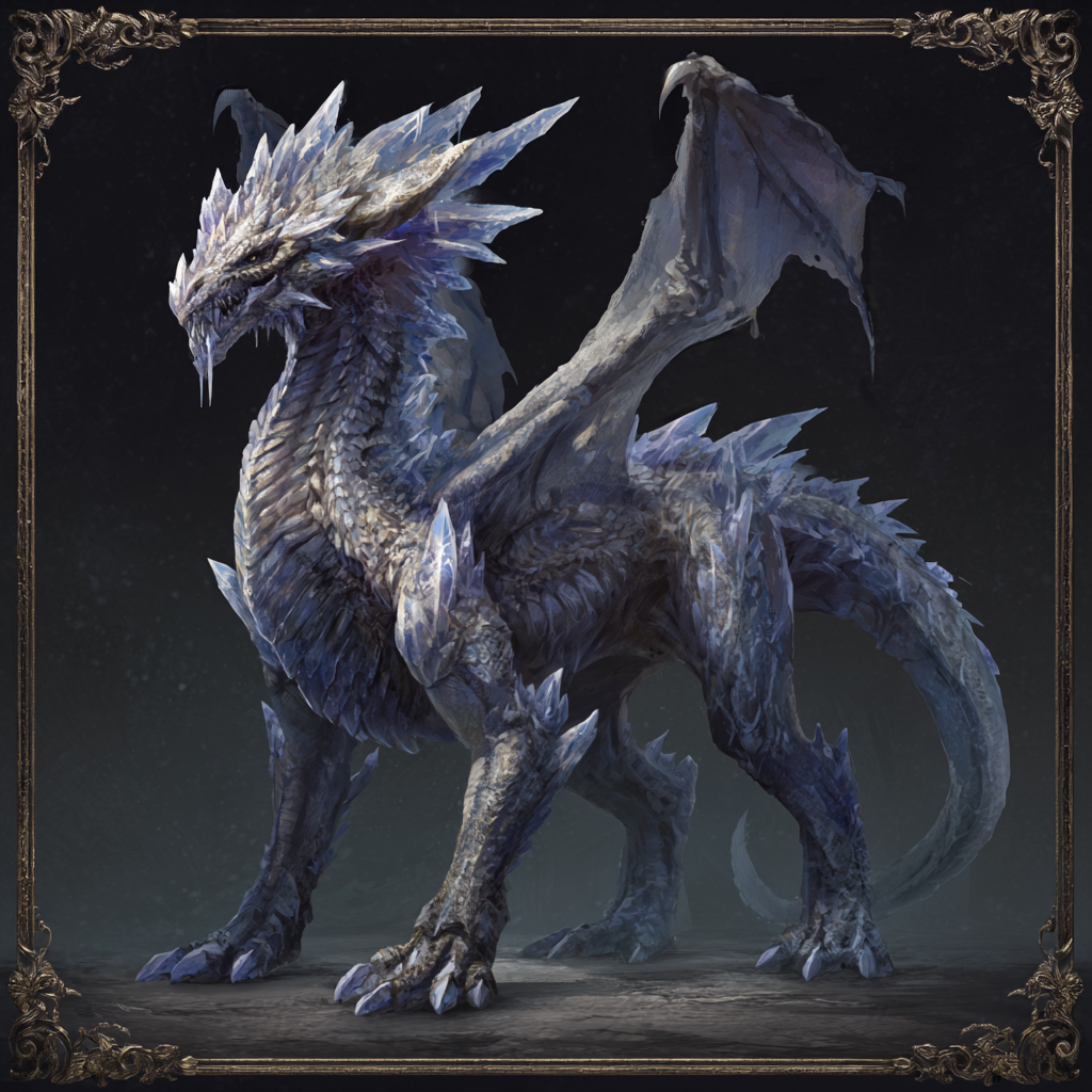The Fallen, pale frost-dragon of the Void