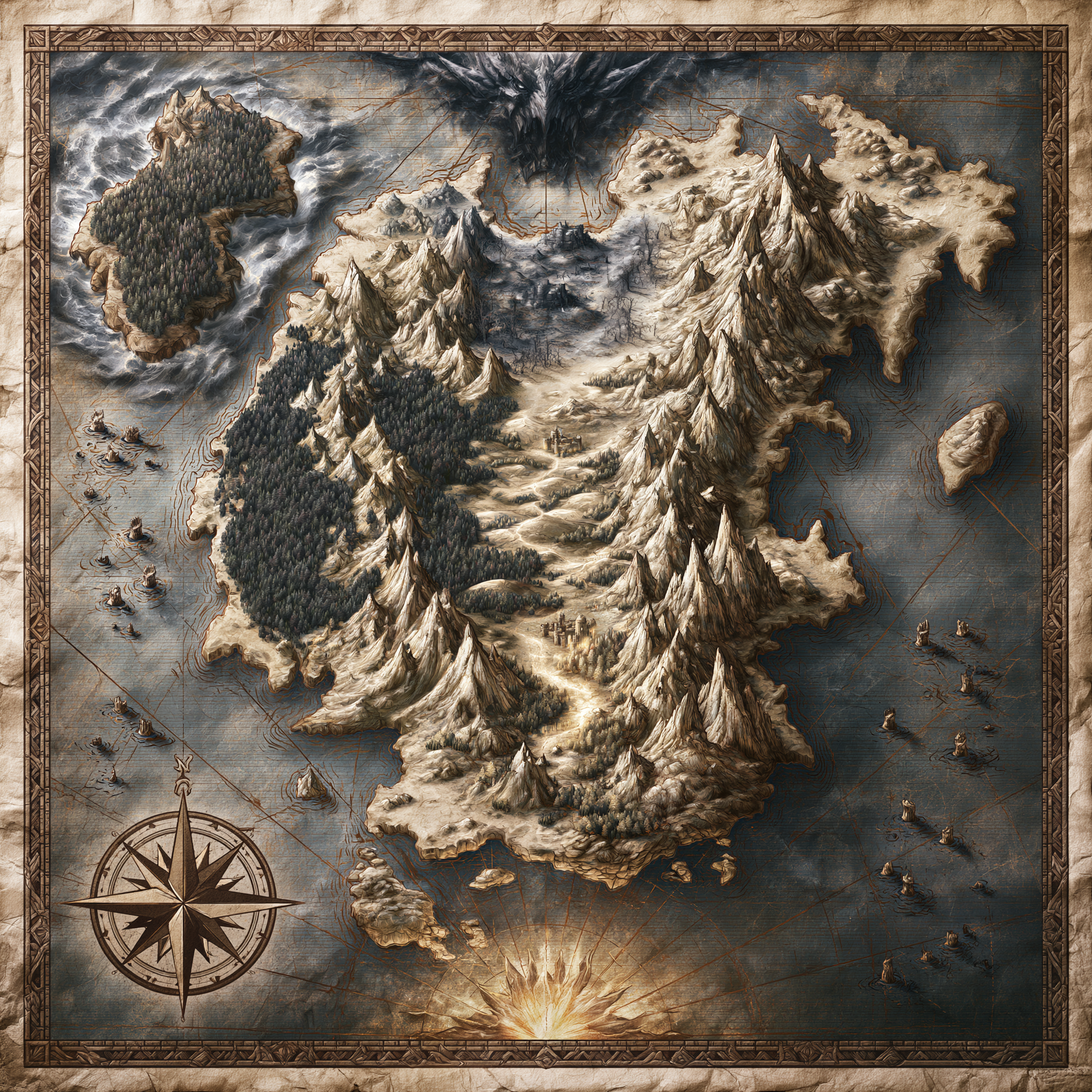 Map of the Sundered World