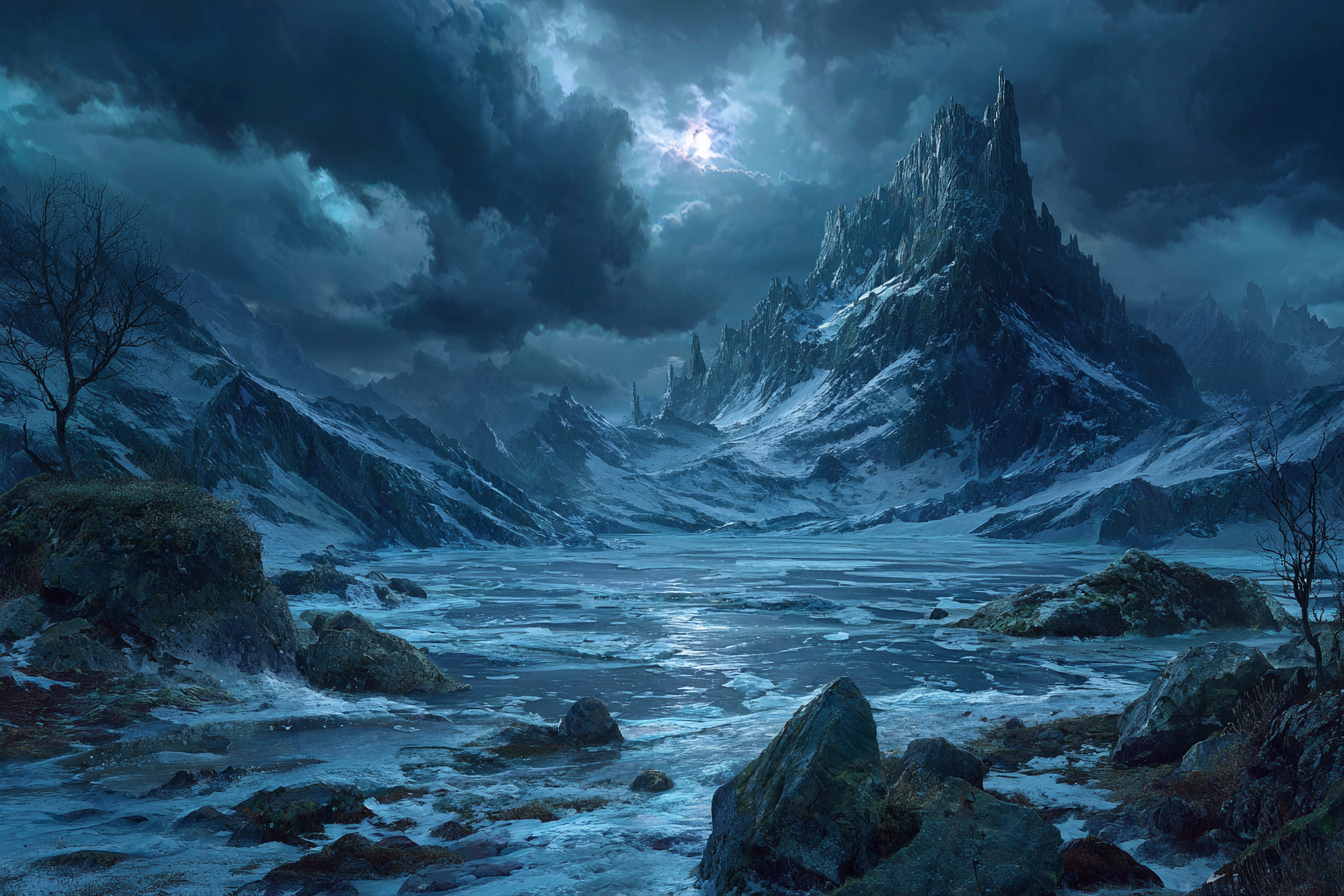 A frozen, blighted world